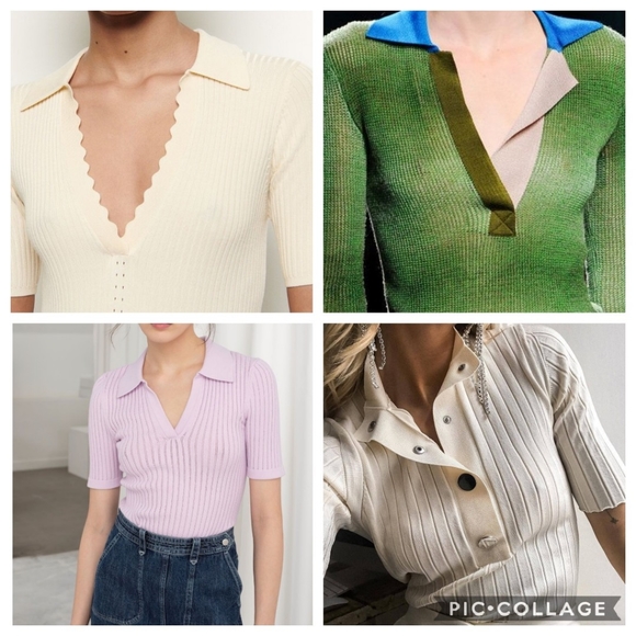 Fitted Knit T-shirt - Picture 8 of 8